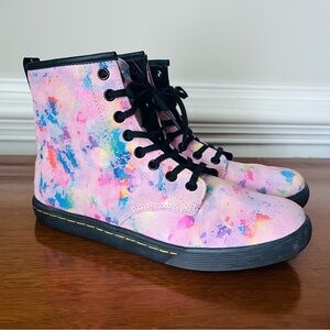 Dr. Martens Sheridan Rainbow Suede Boots